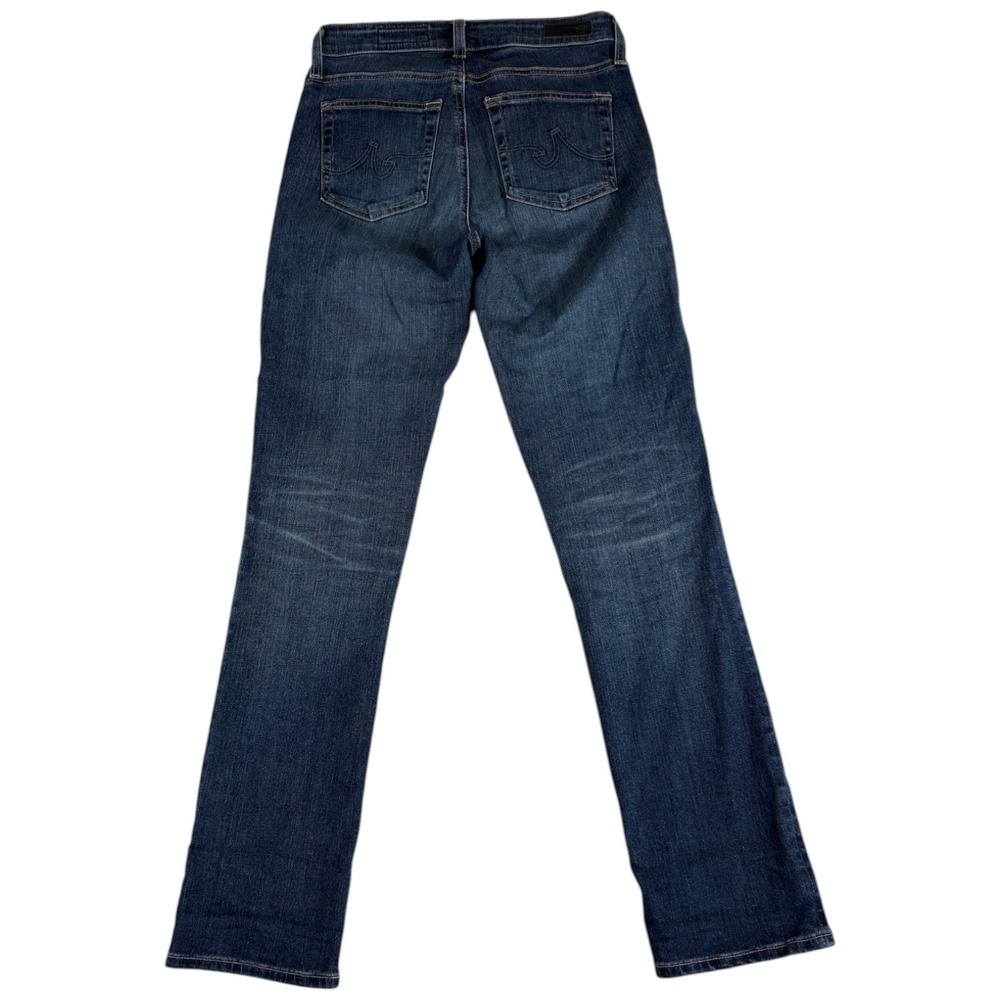 AG‎ Adriano Goldschmied Stevie Slim Straight Jeans Women 26 Blue Denim High Rise - Picture 2 of 7